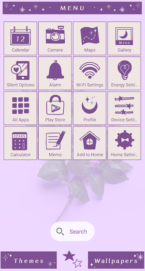 Lilacs Theme +HOME Screenshot 1