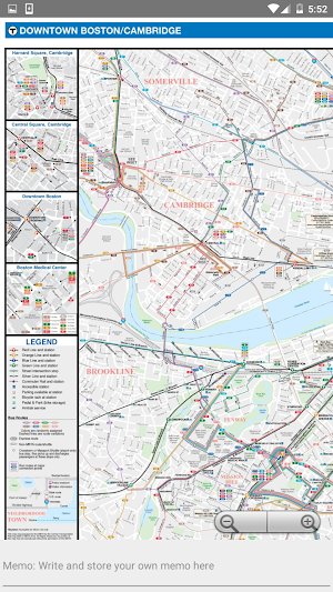 BOSTON BUS SYSTEM MAP MBTA Screenshot 1