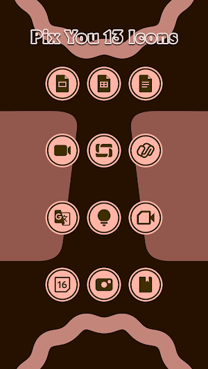 Pix You 13 Pale Rose Icons Screenshot 1
