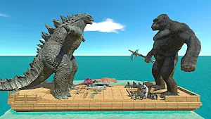 King Kong Godzilla Game Fights Screenshot 0