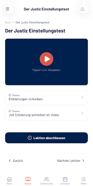 Justiz & JVA Einstellungstest Screenshot 1