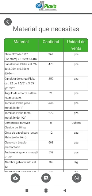 Calculadora de Sistemas Plaka Screenshot 3