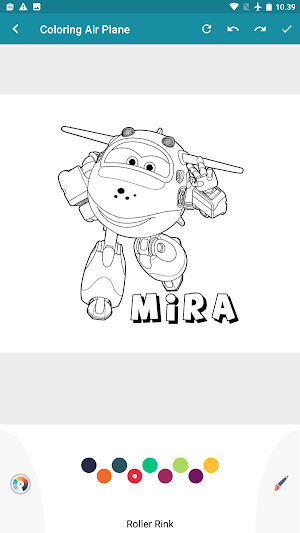 Coloring animated planes Screenshot 0