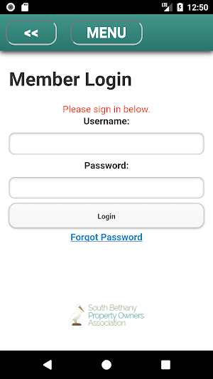 SBPOA Mobile App Screenshot 2