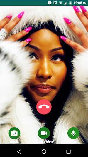 Nicki Minaj Fake Chat & Video Call Screenshot 2