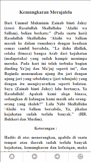 Kumpulan Hadits Tentang Akhir Zaman Screenshot 2