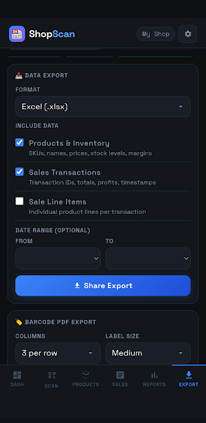 ShopScan: POS & Inventory Screenshot 3