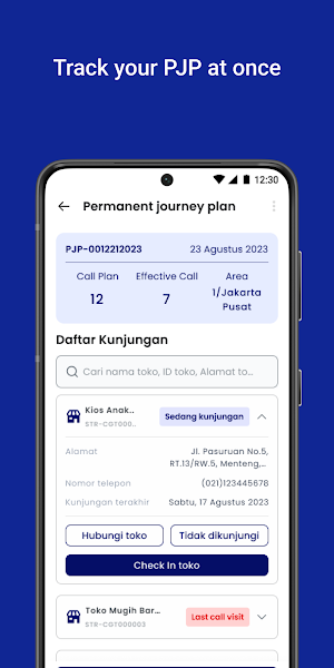 Unirama - Sales App Screenshot 1