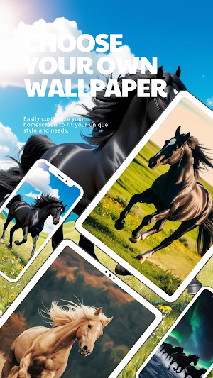 Aesthetic Horse Wallpaper HD Screenshot 1