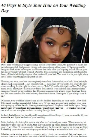 Wedding Hairstyles Tips Screenshot 1