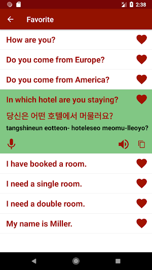 Learn Korean Free Offline For Travel Screenshot 2