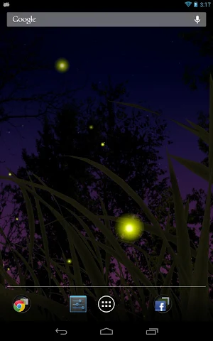 Fireflies Live Wallpaper Screenshot 0