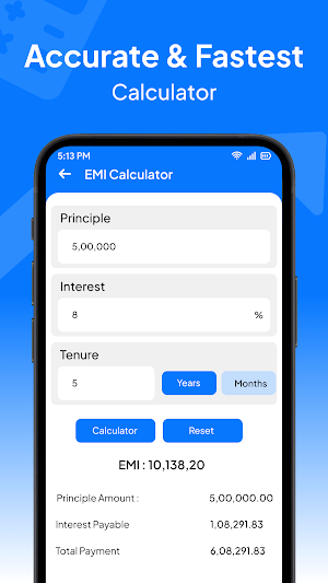 Loan EMI Calculator Screenshot 1