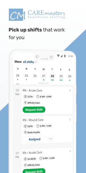 CAREmasters - Nurse Staffing Screenshot 0