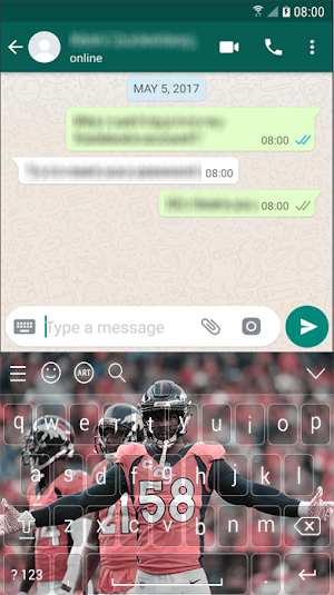 Von Miller Broncos Keyboard NFL  2020 For Lovers Screenshot 3