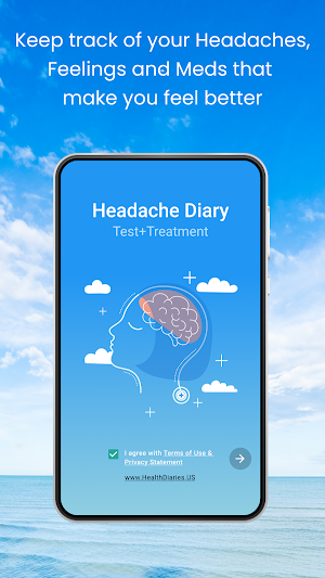 Headache Diary Test &Treatment Screenshot 1