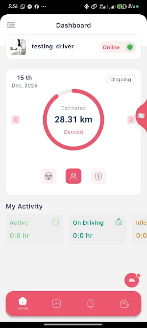 Turaride Driver: Drive & Earn Screenshot 1