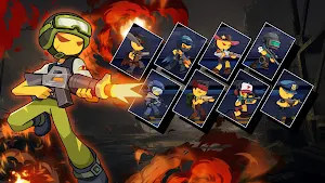 Stickman vs Zombie: Dark War Screenshot 3