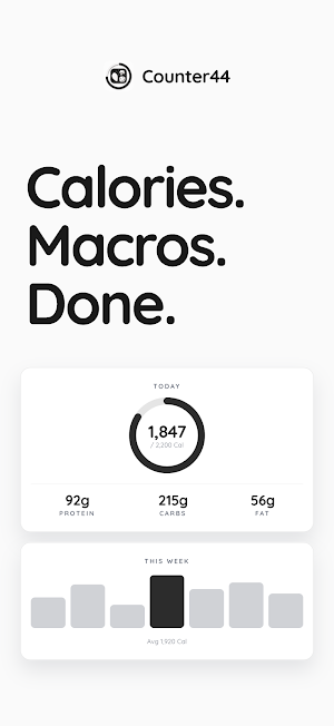 Calorie Tracker - Counter44 Screenshot 0