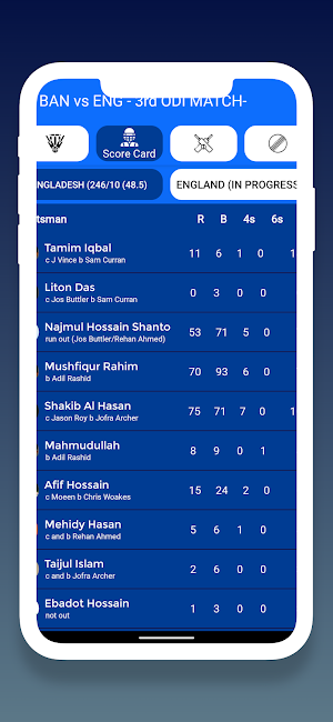 Cricket: IPL WPL Cups Score Screenshot 3