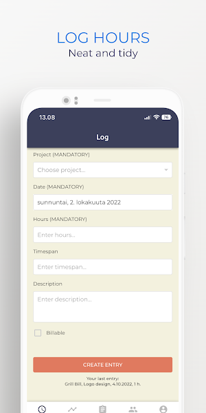 TinyTime - Time Tracker Screenshot 2