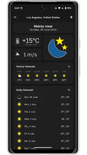 Just Weather Screenshot 1