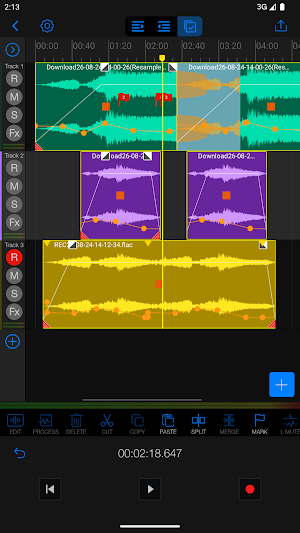 Au Editor - audio cutter Screenshot 0