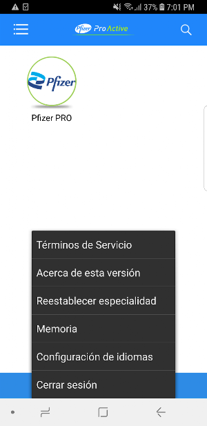 Pfizer ProActive Chile Screenshot 2