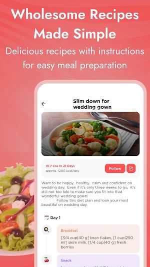 Diet Plan: Weight Loss App Screenshot 2
