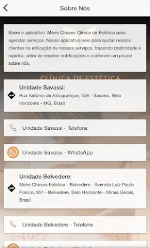 Meire Chaves Clínica Estética Screenshot 2