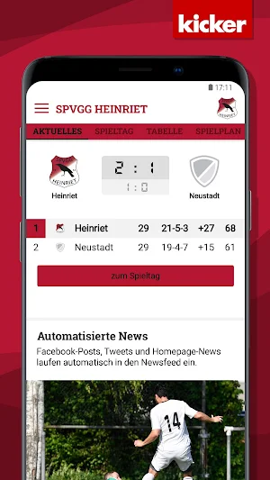 SpVgg Heinriet Screenshot 2
