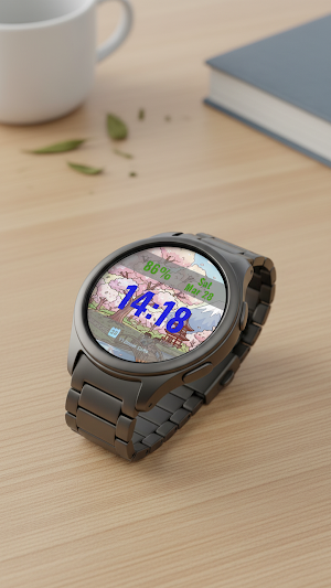 Sakura Garden Watch Face Screenshot 0