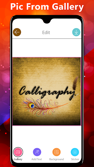 Calligraphy Font App Screenshot 0