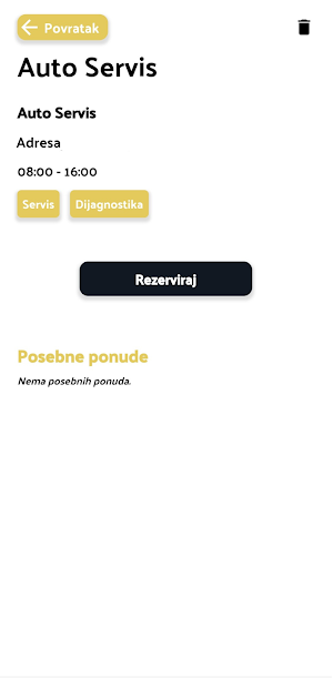 Rezervirko Screenshot 3