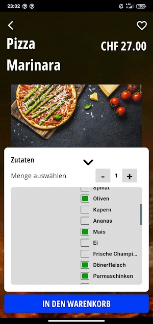 Merkur Pizzeria Screenshot 1