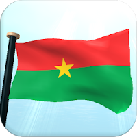 Burkina Faso Flag 3D Wallpaper