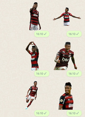 Stickers Bruno H. Flamengo Screenshot 3