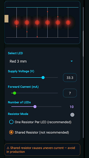Led Resistor Screenshot 2