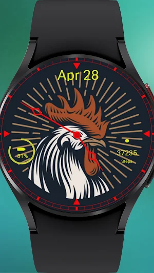 Watch Face Cockerel Screenshot 0