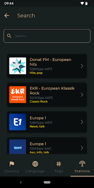 Merlin Radio Screenshot 2