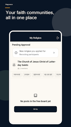 Magnasce - Religion Community Screenshot 1