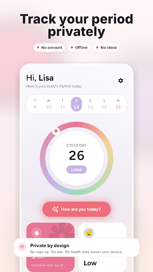Cykel: Period Tracker & PCOS Screenshot 0