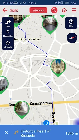 Brussels city guide Screenshot 3
