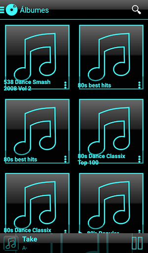 SKIN PLAYERPRO V3 DARK HOLO Screenshot 2