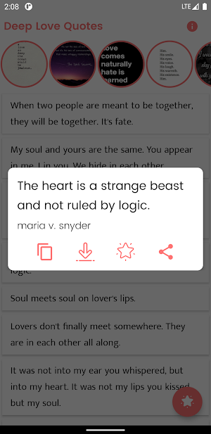 Deep Love Quotes and Sayings Screenshot 2