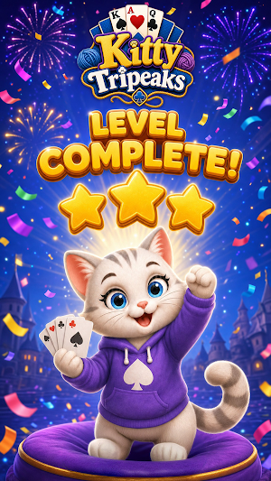 Kitty Tripeaks Screenshot 3