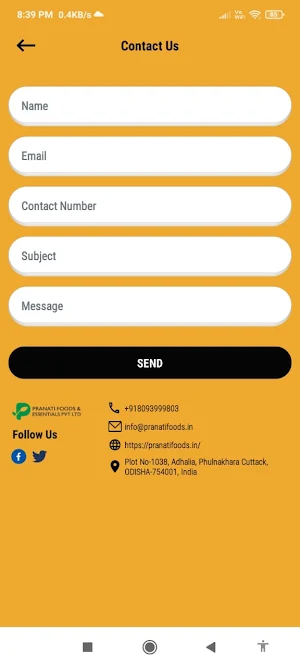 Pranati Masala Screenshot 1