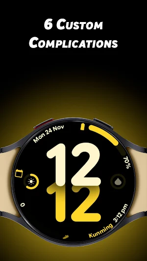 Ultra Numbers - Watch face Screenshot 3