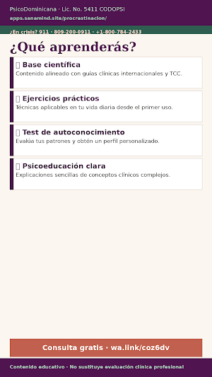 Deja de Procrastinar Screenshot 1