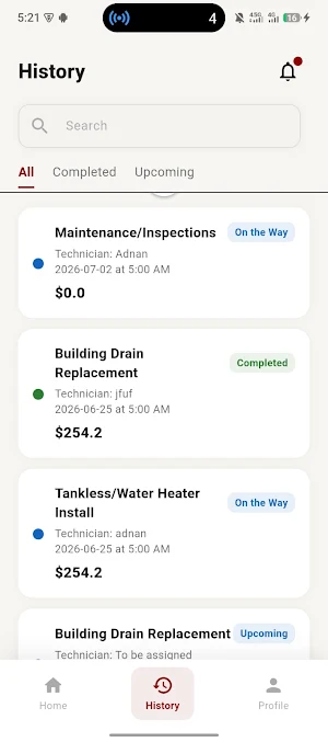 APC Service Plan Screenshot 1